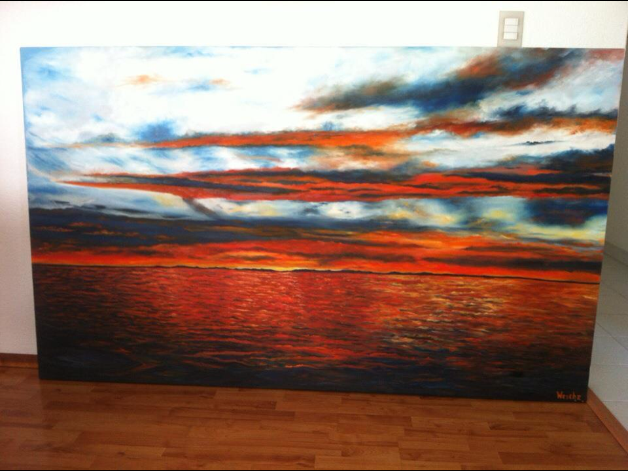 Pintura de Diana Wesche — colores cálidos